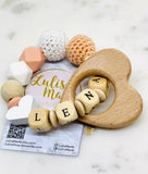 Pacifier chain and teether set