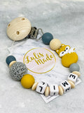 Pacifier chain and teether set