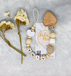 Pacifier chain and teether set