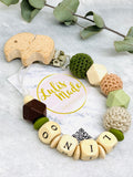Pacifier chain and teether set