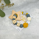 Pacifier chain and teether set