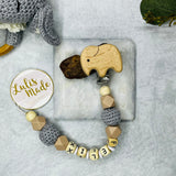 Pacifier chain and teether set