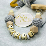Pacifier chain and teether set
