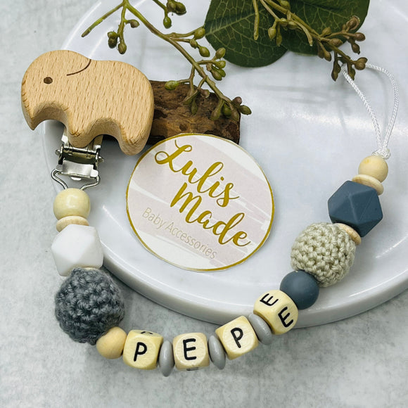 Pacifier chain and teether set