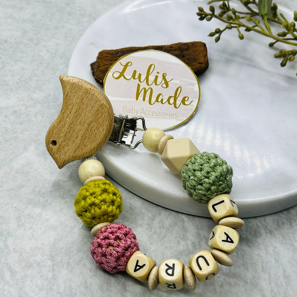 Schnullerkette mit Namen