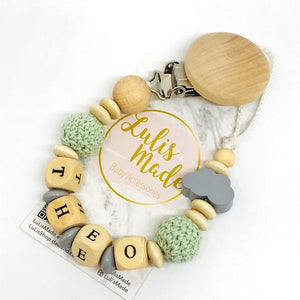 Pacifier chain and teether set