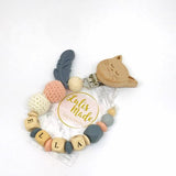 Pacifier chain and teether set