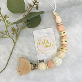 Schnullerkette Baby Geschenk - taufe - Geschenk zur Geburt