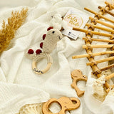 Fuchs Rassel mit Namen, Babygeschenk, Geburt, Geschenk zur Geburt, Rassel Baby, Neugeborenen Geschenk, Rassel personalisiert, Greifling personalisiert, Baby