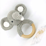 TAUFE / GEBURT / BABY Geschenk Baby Rassel "Elefant"