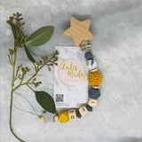 Pacifier chain and teether set