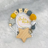 Pacifier chain and teether set