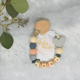 Pacifier chain heart