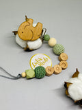 Pacifier chain and teether set