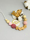 Pacifier chain and teether set