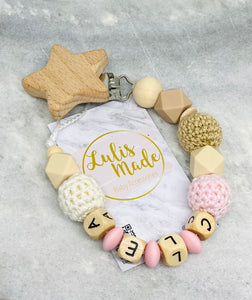 Pacifier chain and teether set