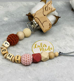 Pacifier chain and teether set