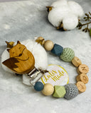 Pacifier chain and teether set