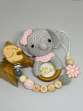 Pacifier chain and teether set