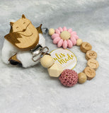 Pacifier chain and teether set