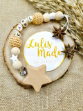 Pacifier Chain with Name Baby boy, Baby Girl
