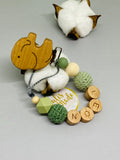 Pacifier chain and teether set