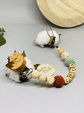 Pacifier chain and teether set