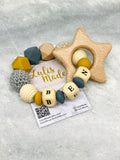 Pacifier chain and teether set