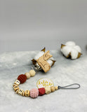 Pacifier chain and teether set