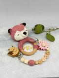 Pacifier chain and teether set
