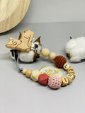 Pacifier chain and teether set