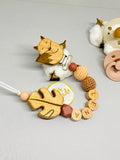 Pacifier chain and teether set