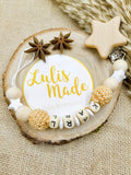 Pacifier Chain with Name Baby boy, Baby Girl