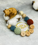 Schnullerkette mit Namen, Fuchs
