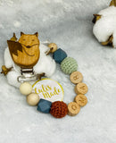 Schnullerkette mit Namen, Fuchs