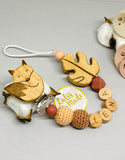 Pacifier chain and teether set