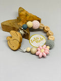Pacifier chain and teether set