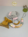 Pacifier chain and teether set
