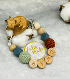 Schnullerkette mit Namen, Fuchs