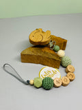Pacifier chain and teether set