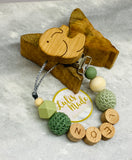 Pacifier chain and teether set