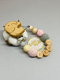 Pacifier chain and teether set