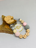 Pacifier chain and teether set