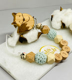 Schnullerkette mit Namen, Fuchs