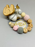 Pacifier chain and teether set