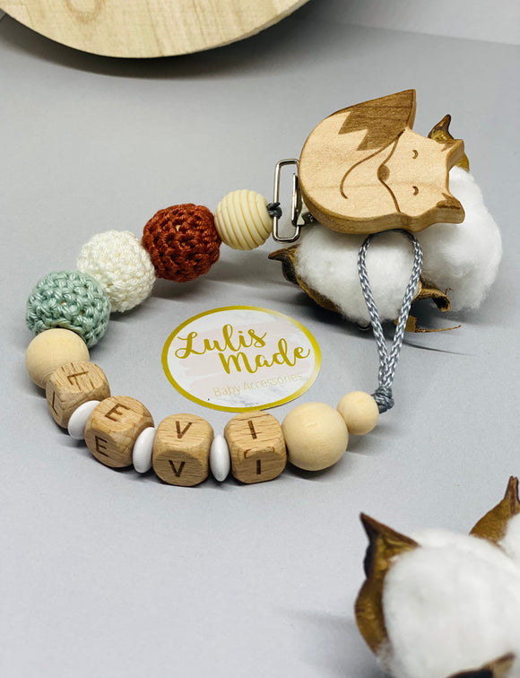 Pacifier chain and teether set