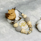 Pacifier chain and teether set