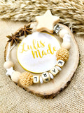 Pacifier Chain with Name Baby boy, Baby Girl