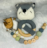 Pacifier chain and teether set