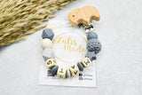 Schnullerkette mit Namen Personalisiert